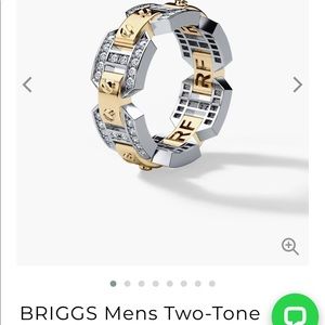 Rockford Collection Briggs 2 tone wedding band